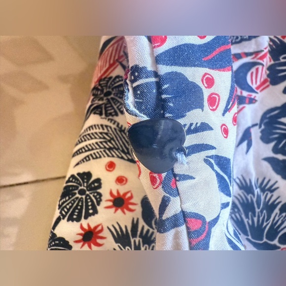 Scotch & Soda Floral Print Track Pants, Size L elastic Waist tie pull on - Picture 9 of 16